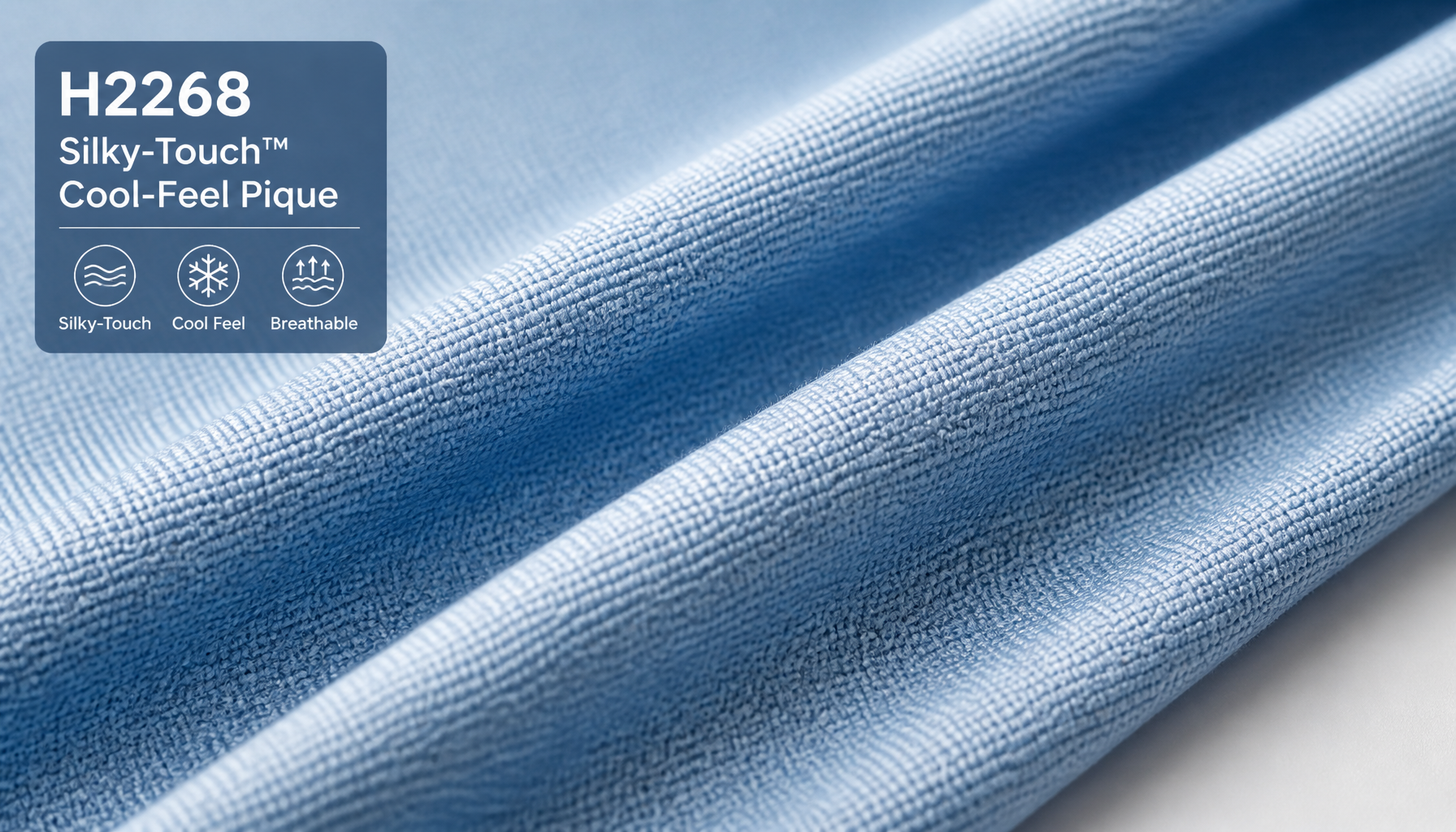 H2268 Silky-Touch™ Cool-Feel Pique: A Premium Fabric Choice for Summer Polo Shirts